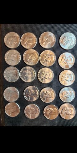1 (One) 1963 BU Proof Silver Franklin