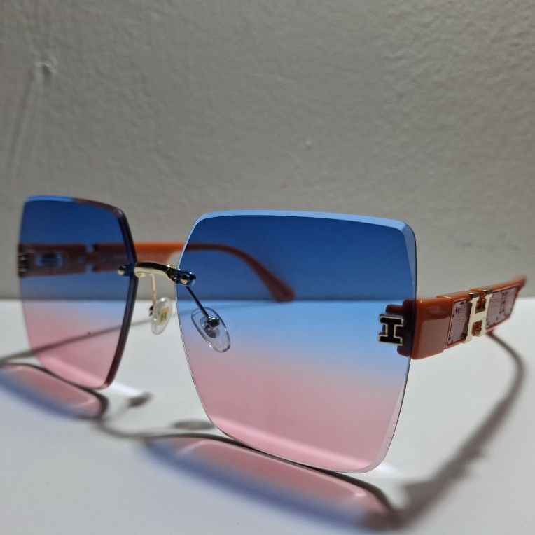 Rainbow Rimless Sunglasses