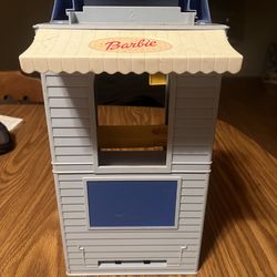 Vintage 1999 Barbie Shop Cafe Bakery Playset Missing Accessories