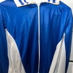Vintage Blue and White Sweater