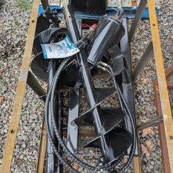 Mower King Skid Steer Post Hole Digger