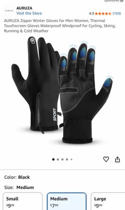 New zipper style glove lge.
