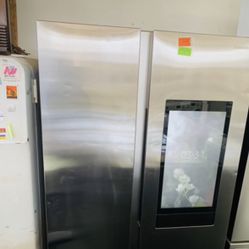 The Refrigerators With A Screen Arrived. I Have 2 As Now. Both Samsung. 1 With3 Doors The Other With 2Doors .   $2100.  