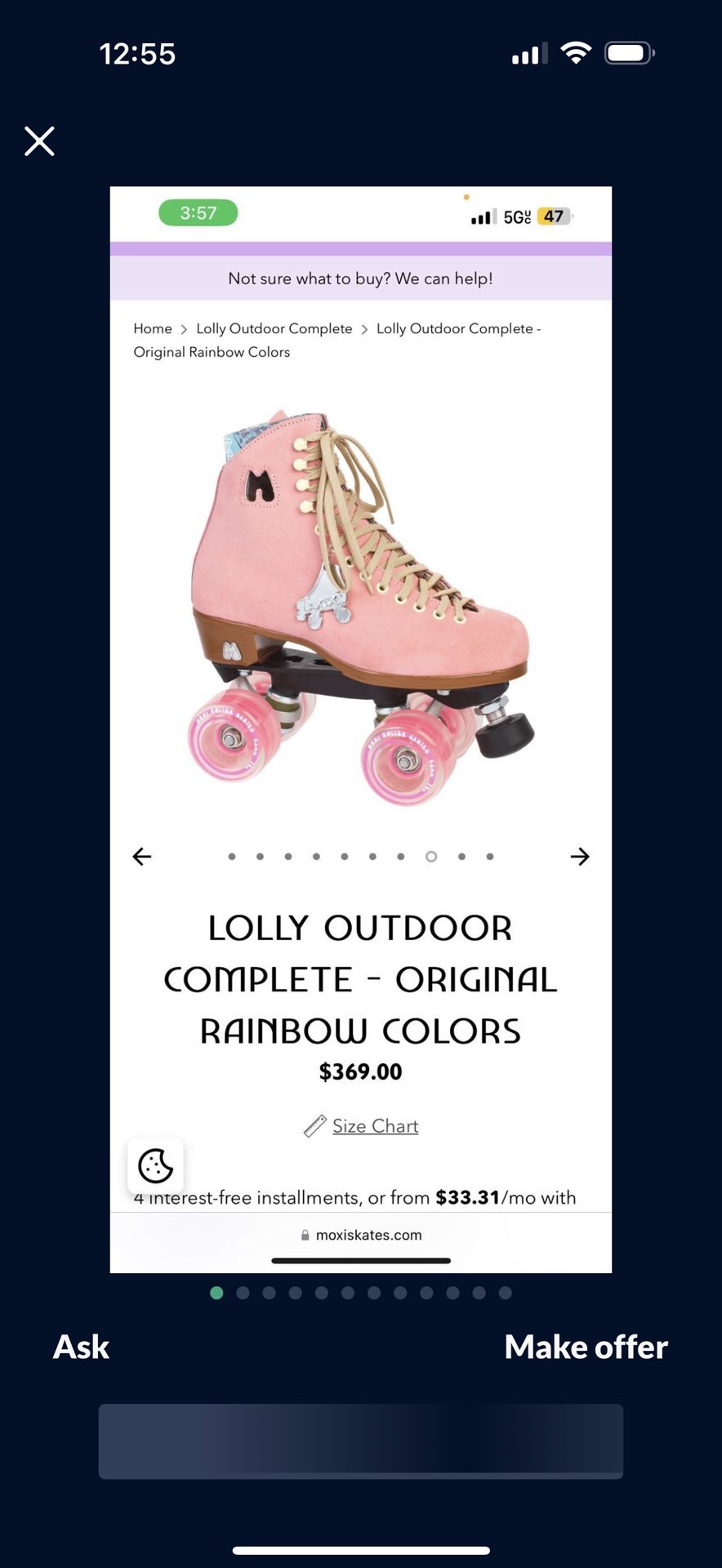 Moxi Lolly Strawberry 