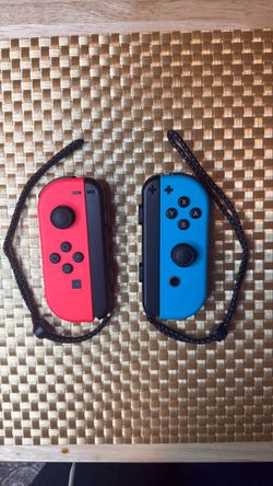 Nintendo Switch Joy-Con Controllers Neon Red Blue