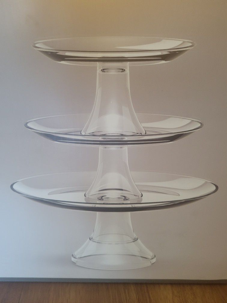 3 Tier Cake Stand Crystal