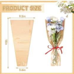Flower Bouquet Wrapping Paper 