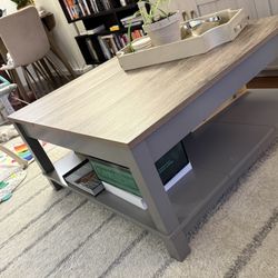 Awesome Rectangular Coffee Table With Storage