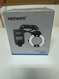 NEW NEEWER 14EXT Macro Ring Flash for Canon – $80 OBO