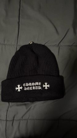 Chrome Hearts Black Knit Beanie