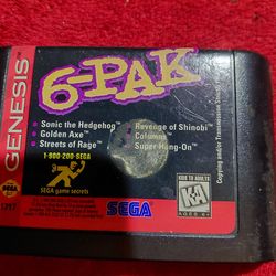 Sega 6 pak 6 games in one