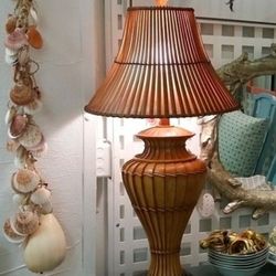 TROPICAL large lamp UNIQUE 34 Inches High