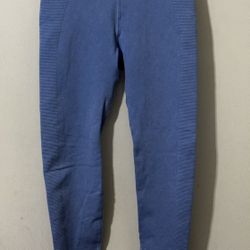 NWOT aerie Light Blue Ribbed Active Leggings size m
