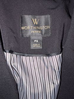 Worthington blazer, pants & quarter sleeve