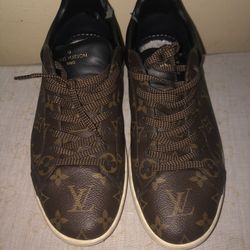 Louis Vuitton Luxembourg leather low trainers