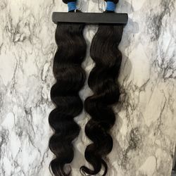 26 Inch Brazilian  Body Wave Natural Black Unprocessed  100% Human hairq bundles