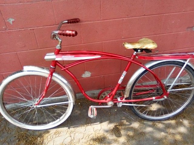 Amf Vintage 60s Red Bike Mens