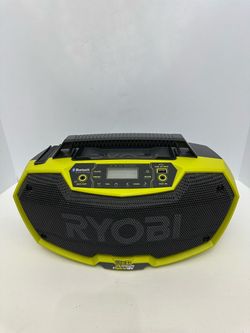 Ryobi 18V ONE+ Bluetooth Job Site AM/FM Radio P7461D