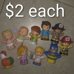Fisher Price Little People Baby Fireman Policeman Rooster $2 Each