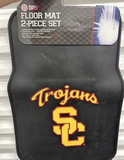 USC Trojans Car Mats 2 Piece