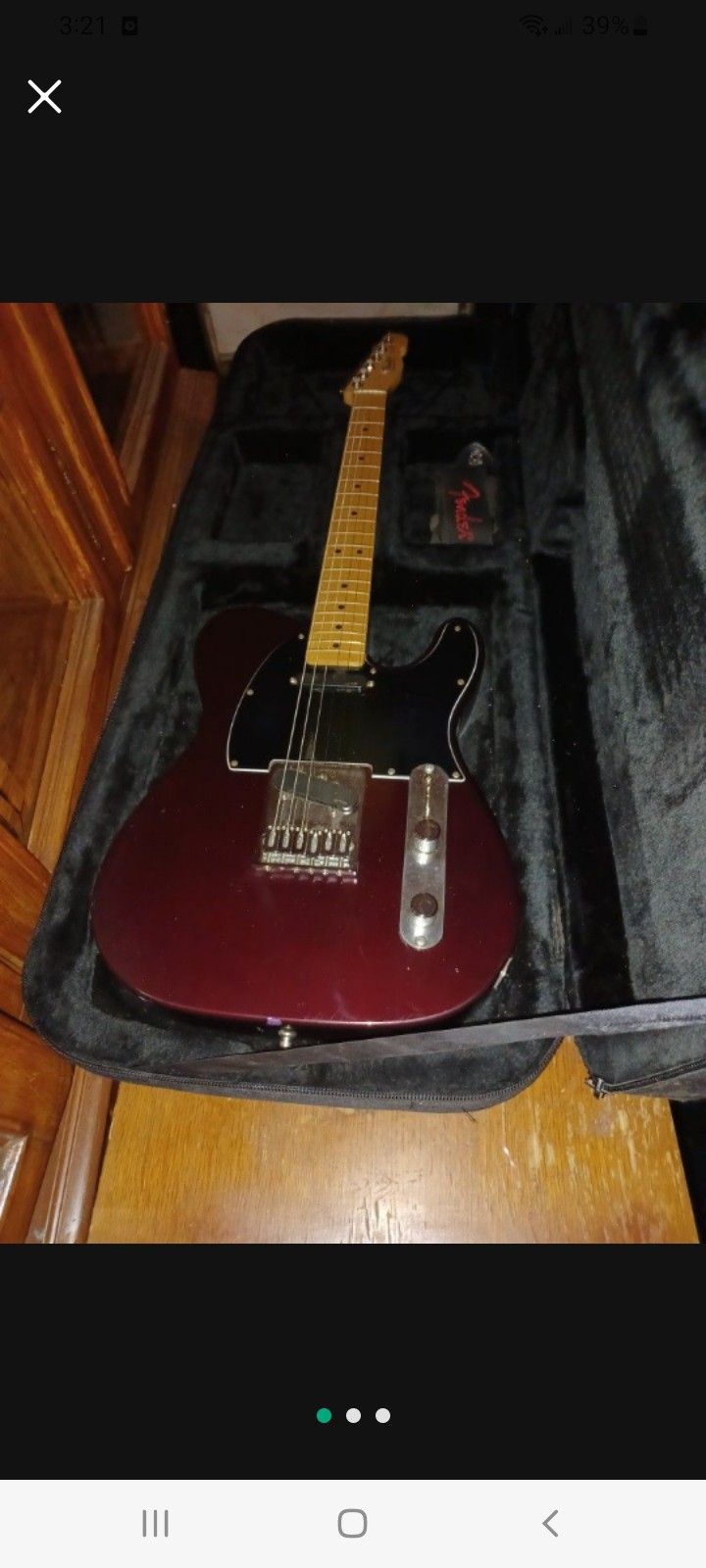 2004 MiM Fender Telecaster  Midnight Wine