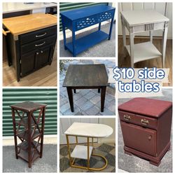 $10 side tables/night stand/kitchen cutting board/console Pick up from Inspirada - delivery available