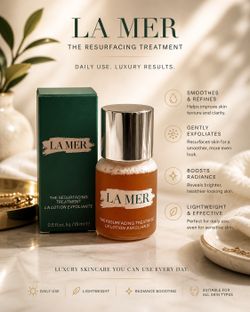 Authentic La Mer Resurfacing Treatment 15ml Dluxe Travel