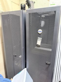 Qty 2 Dell 42U server racks