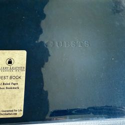 Leather Guest Book