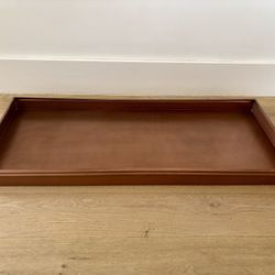 Classic Boot Or Shoe Tray With Copper Finish