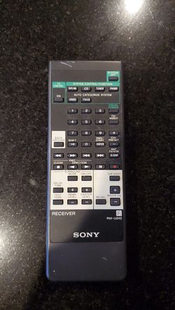 RM‐U242 Sony Remote