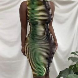 Sexy Snake Skin Print Dress