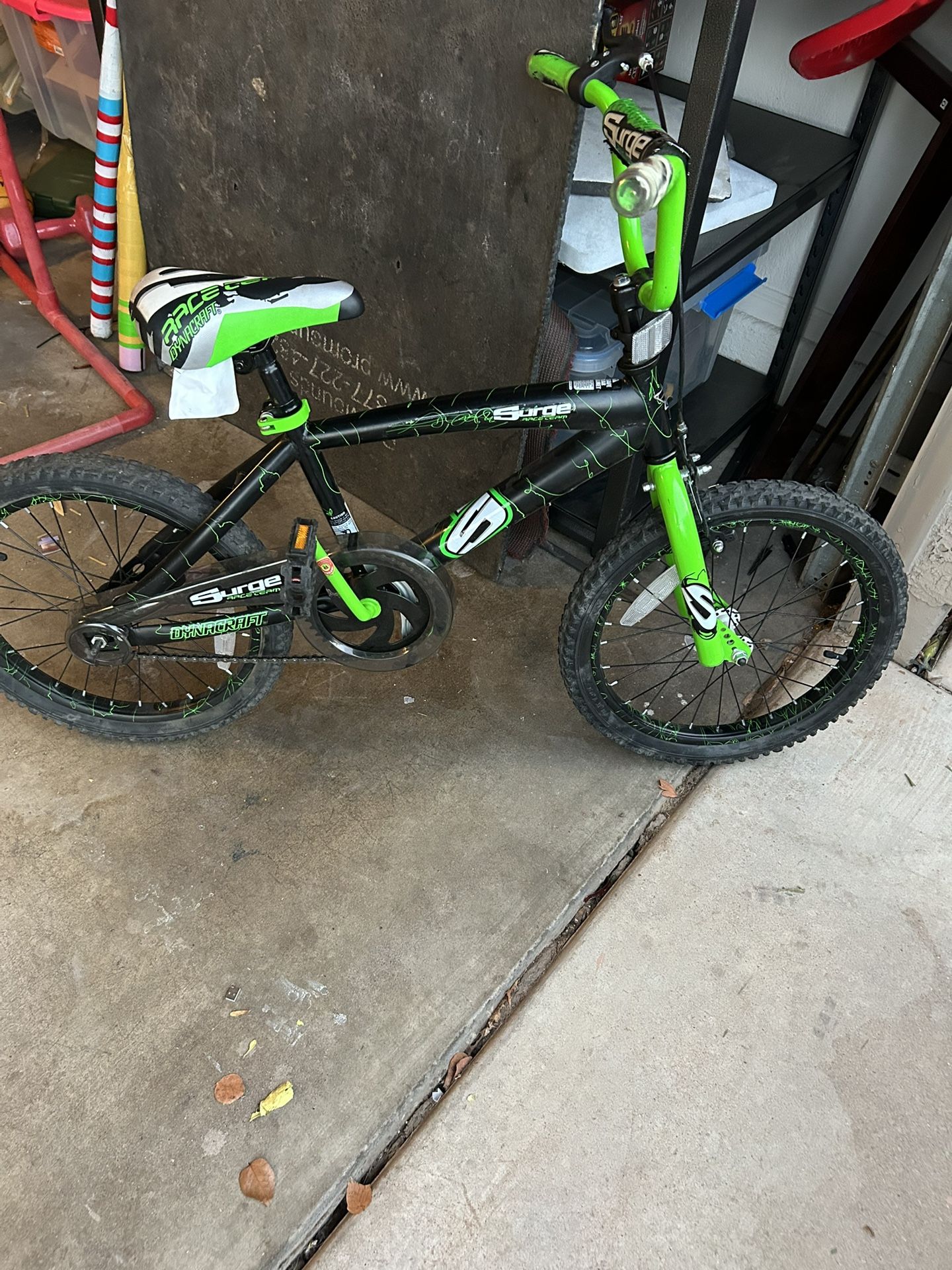 Surge Kids BMX Bike 18inch Wheels Great Condition