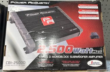 81902 POWER ACOUSTIK AMP 2500