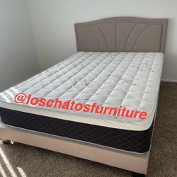 New Bed Frame With Mattress Queen Size 
