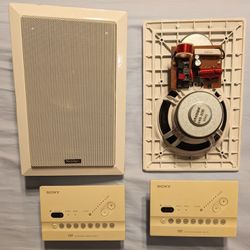 2x In Wall Speakers / SonyDST 