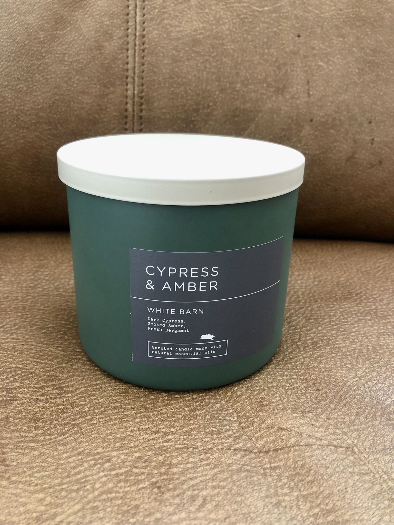 Bath & Body Works Cypress & Amber 3-Wick Candle