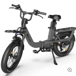 Electric Bike Mountain bike 48V 15.3Ah Removable Battery 32Km/H with 750W Brushless Motor 7-Speed 20inchTires Front Fork Suspension Black