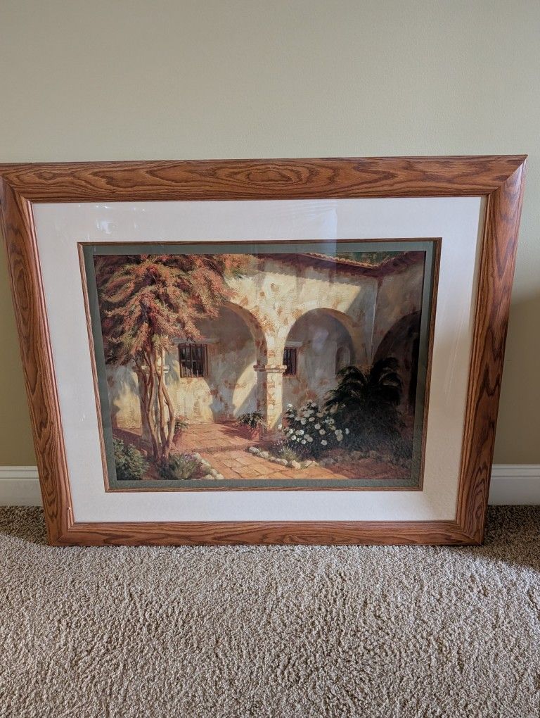 Monastery Arches Painting