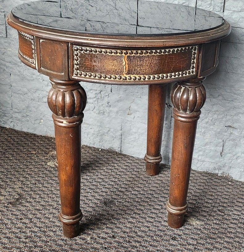 Antique Distressed Accent Table