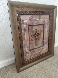 Artwork with cross