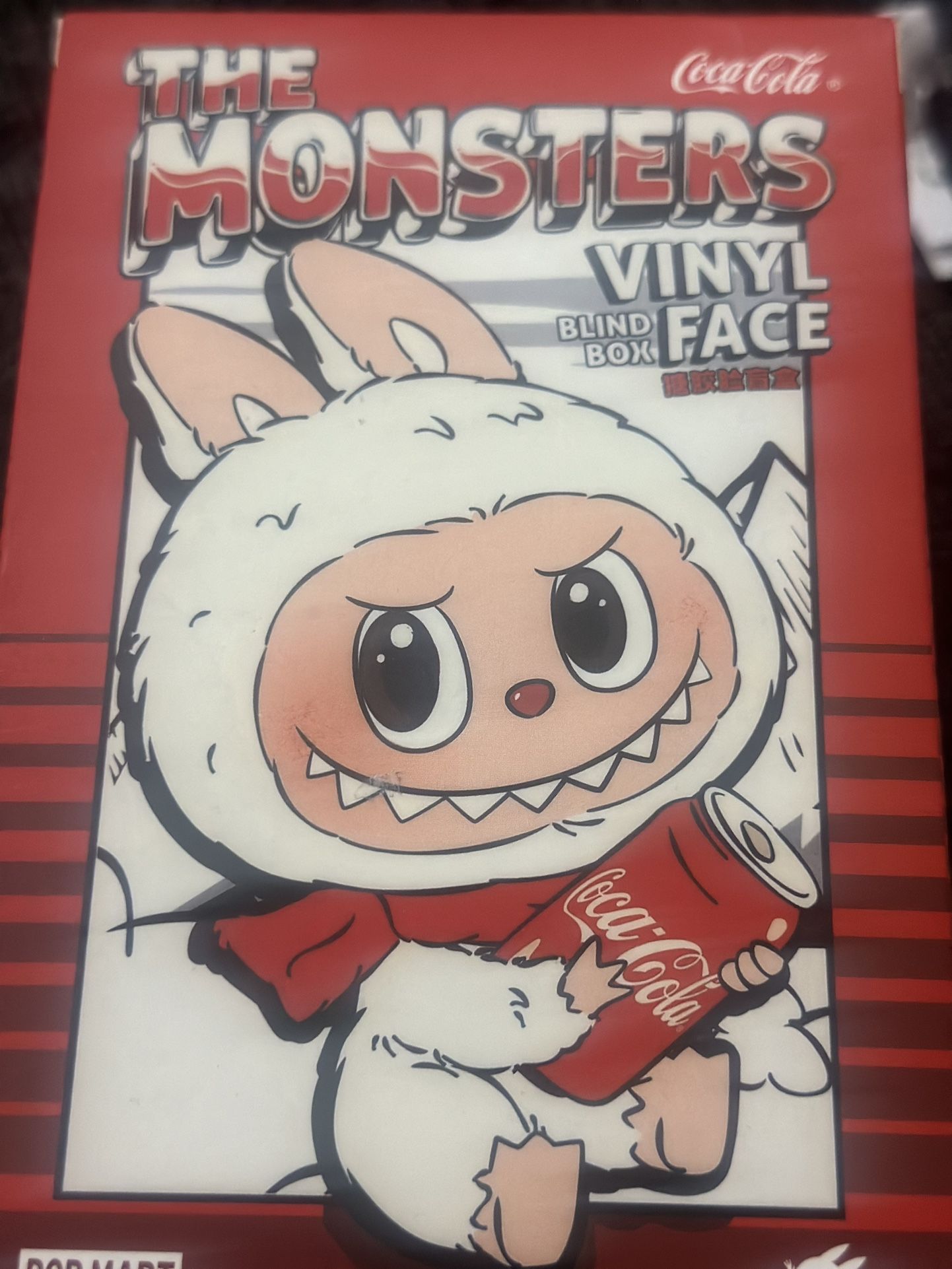 Labubu Coca Cola Vinyl Face