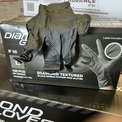 8 Mil Nitrile Glove (Diamond Texture)