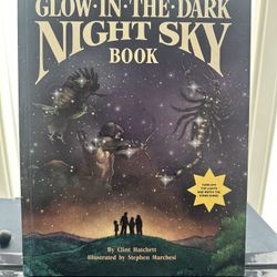 Vintage Glow In The Dark Night Sky Book