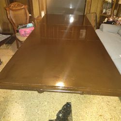  Huge Old Beautiful Table 8 Ft 6 Inches Long 1000.00 😃👀REDUCED PRICE 700.00