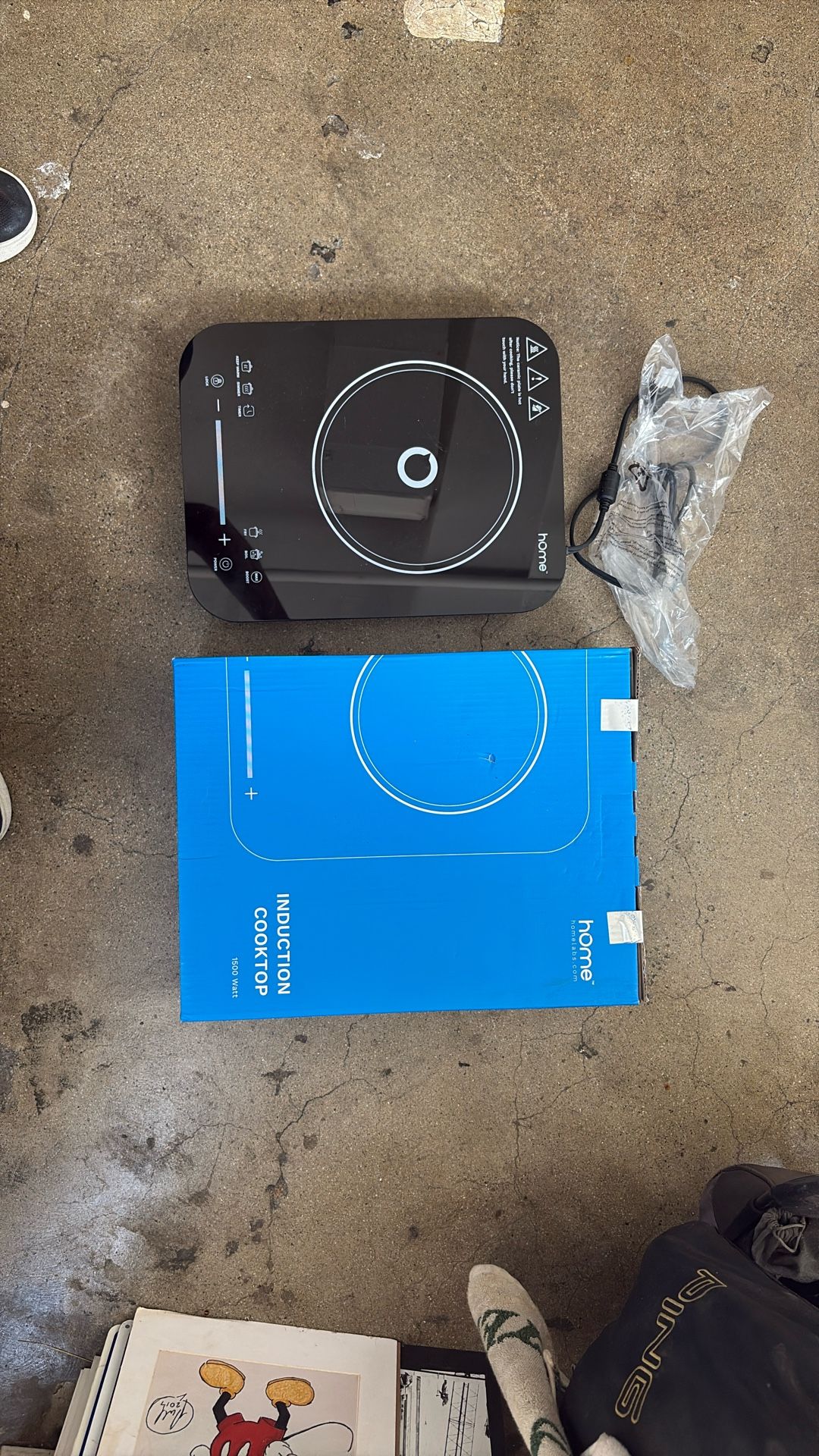 New Portable Induction Cooktop Burner, 1500W Single Induction Countertop hme010328n