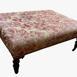 Neo Classical Faux Antique Ottoman