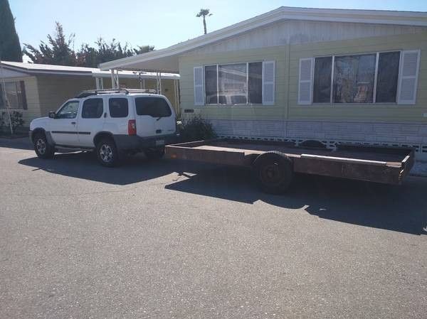 13ft. CUSTOM UTILITY FLAT BED TRAILER