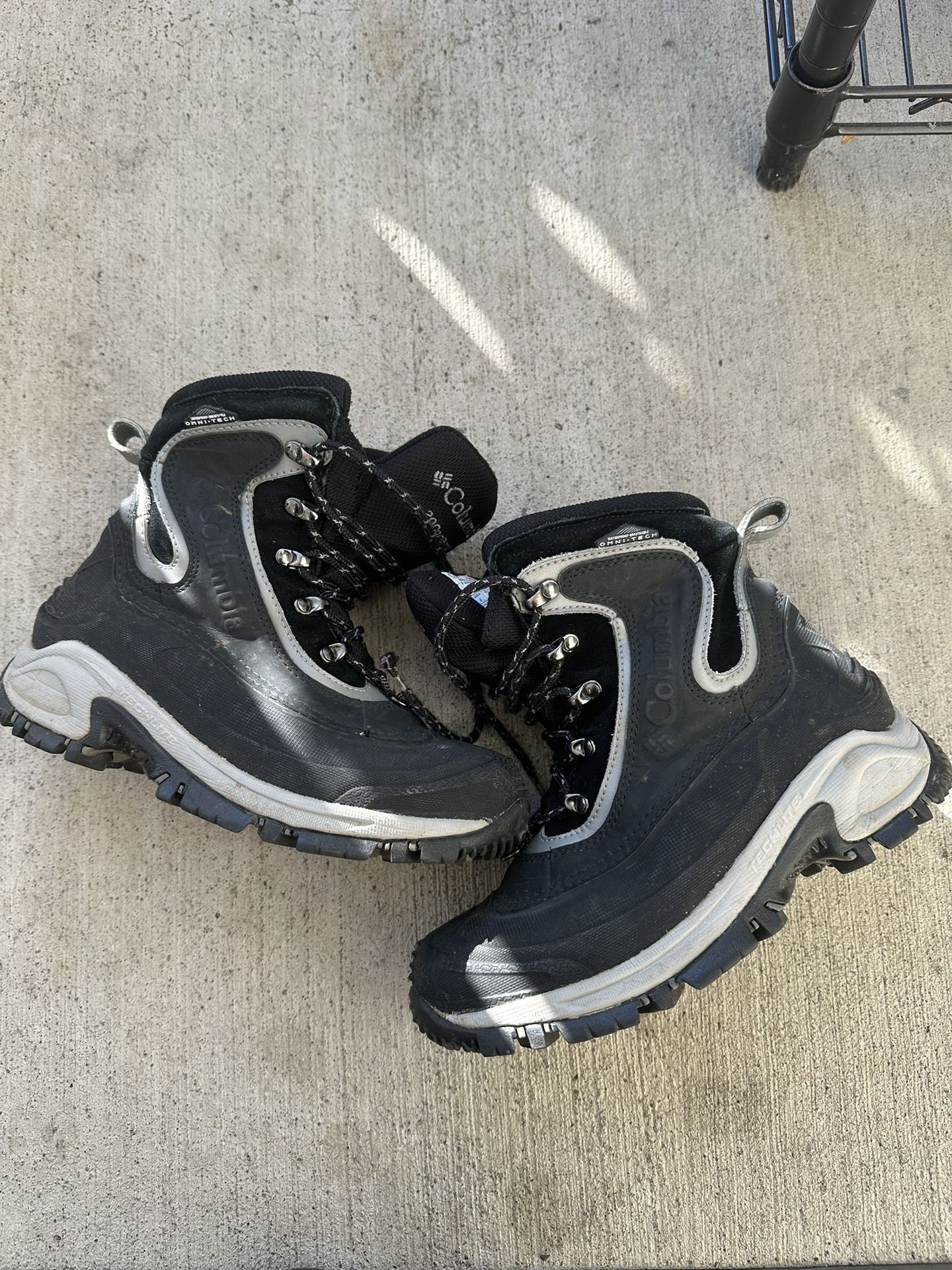 Columbia Snow Bugaboot Boots Women's 6 Black Omni-Tech Outdoor BL1365-010