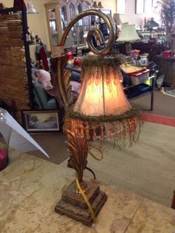 Table Lamp with Tassels